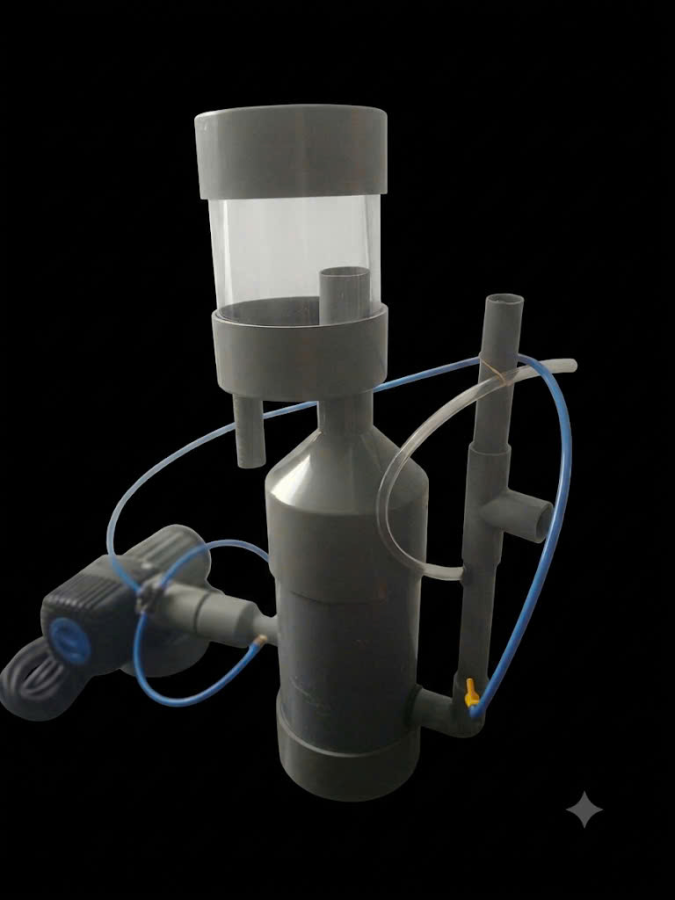 Protein Skimmer Cùng-Chiều 1 m3/h : hướng dẫn lắp ráp với MM05 Ven X Nakashima