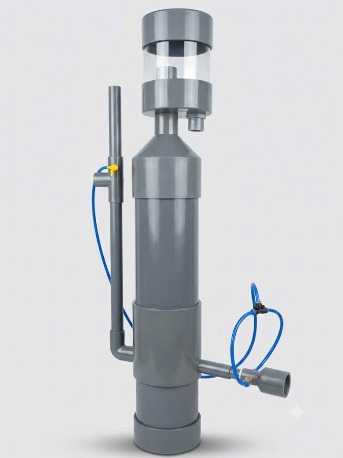 Protein Skimmer Cùng-Chiều 2 m3/h : hướng dẫn lắp ráp với MM05 Ven X Nakashima