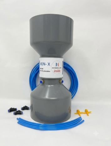 Ven X cỡ lớn MM180 m3/h cho tiền xử lý nước cấp thủy sản nhiễm phèn